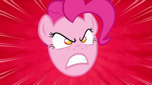 Angry Pinkie Pie - My Little Pony GIF - My Little Pony Mlp Friendship Is Magic GIFs