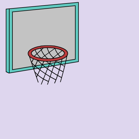 a cartoon character is playing basketball with a coin that says bitcoin on it