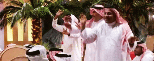 رقص سعودي يرقص رجل رجال شماغ غطرة حطة مشدة GIF - Saudi Dance Dancing Man Men Dance GIFs