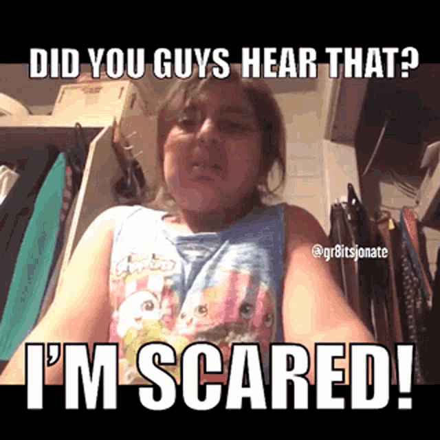 Scared Scary GIF - Scared Scary Did You Guys Hear That GIFs