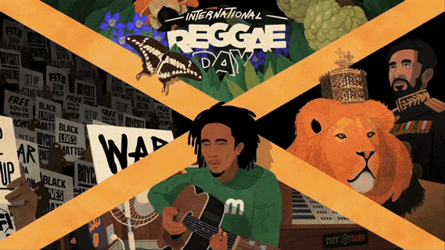 International Reggae Day Robert Nesta Marley GIF