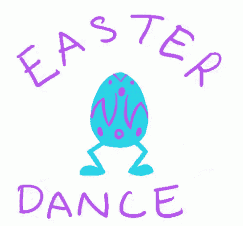 a drawing of a blue egg with legs and feet and pink stars around it