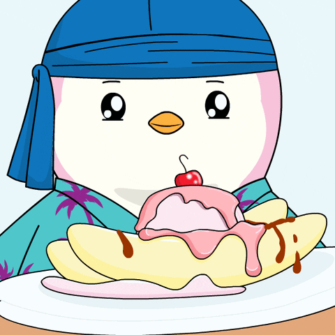 Delicious Ice Cream GIF - Delicious Ice Cream Penguin GIFs