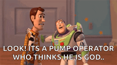 woody and buzz lightyear from toy story standing next to each other
