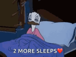Donald Duck Sleepy GIF - Donald Duck Sleepy Good Night GIFs