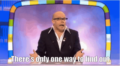 Fight Harry Hill GIF - Fight Harry Hill Only One Way To Find Out GIFs