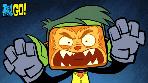 a cartoon character from teen titans go