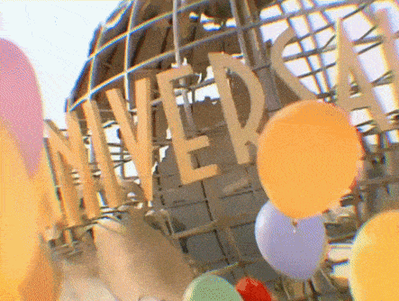 a globe with the word universal on it