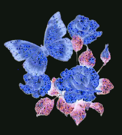 Flower Glitter GIF - Flower Glitter Butterfly GIFs