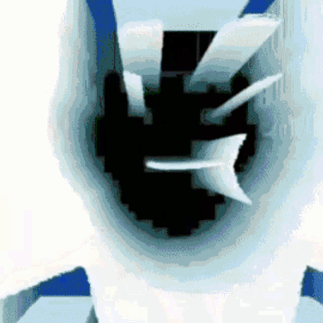 a computer generated image of a shark 's tail