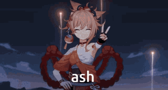 Yoimiya Ash GIF
