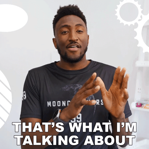 That'S What I'M Talking About Marques Brownlee GIF - That'S What I'M Talking About Marques Brownlee That'S The Point GIFs