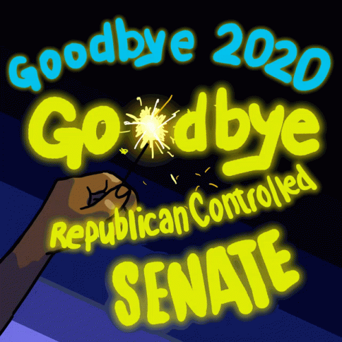 Goodbye2020 2021 GIF - Goodbye2020 2021 Goodbye Republican Controlled Senate GIFs