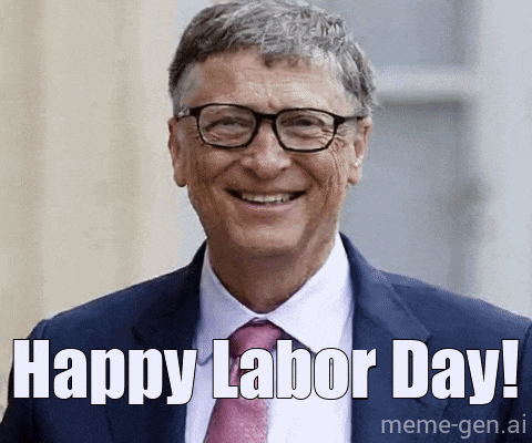 bill gates is wearing glasses and a suit and tie .