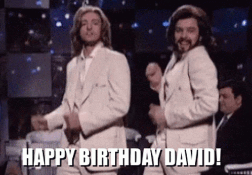 Birthday David GIF