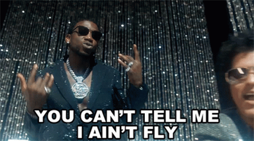 You Cant Tell Me I Aint Fly Gucci Mane GIF - You Cant Tell Me I Aint Fly Gucci Mane Wake Up In The Sky Song GIFs