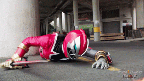 Try To Get Up Zayto GIF - Try To Get Up Zayto Dino Fury Red Ranger GIFs