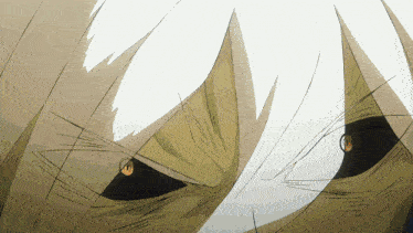 a close up of a drawing of a person 's eye