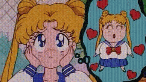 Fat Sailor Moon GIF - Fat Sailor Moon Hungry GIFs
