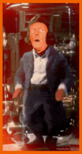 a painting of a man in a tuxedo with hannah belle written at the bottom