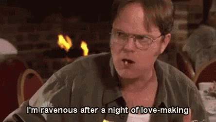 Dwight Ravenous GIF - Dwight Ravenous Lovemaking GIFs