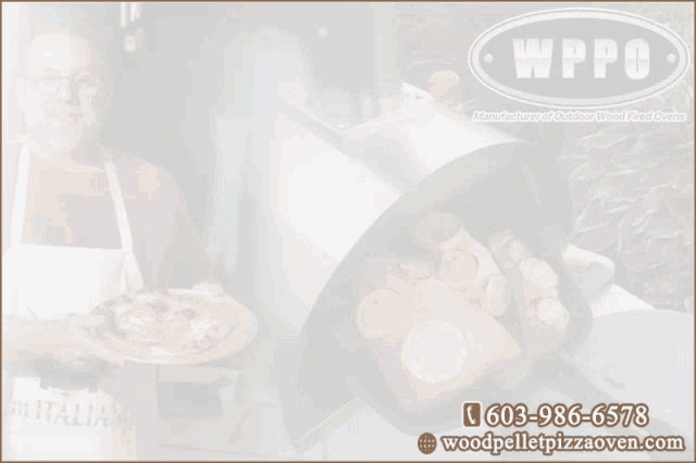 an advertisement for a wood fired pizza oven with a price of $ 1,299.99
