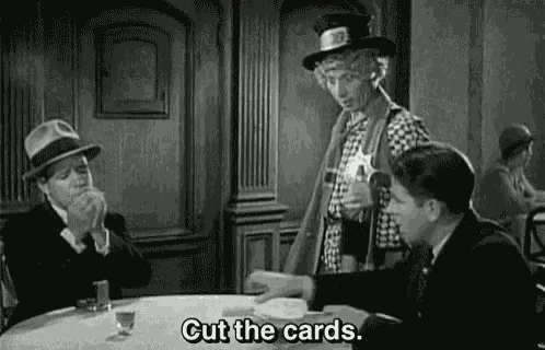 Cut The Cards GIF - Cut The Cards GIFs