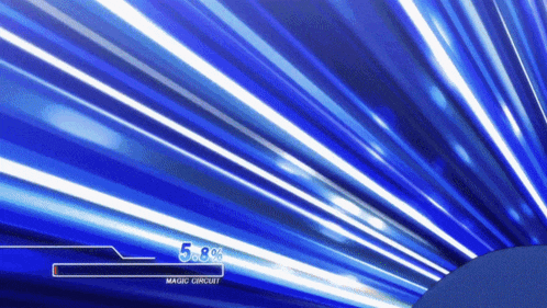 a blue background with white lines and the words magic circuit at the bottom