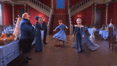 Olaf'S Frozen Adventure Elsa And Anna And Olaf'S Running GIF - Olaf'S Frozen Adventure Elsa And Anna And Olaf'S Running Singing GIFs