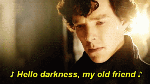 Sherlock Hello Darkness GIF - Sherlock Hello Darkness Still GIFs
