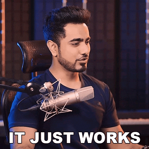 It Just Works Perfectly Unmesh Dinda GIF - It Just Works Perfectly Unmesh Dinda Piximperfect GIFs