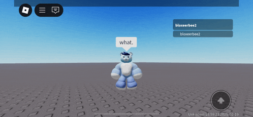 a screenshot of a video game with the name bloxerbee2 at the top