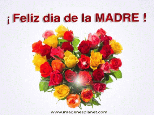 Feliz Dia De La Madre Roses GIF - Feliz Dia De La Madre Roses Hearts GIFs