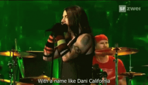 Red Hot Chili Peppers With A Name Like Dani California GIF - Red Hot Chili Peppers With A Name Like Dani California Anthony Kiedis GIFs