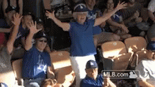 Dodgers Cheer GIF - Dodgers Cheer Crowd GIFs