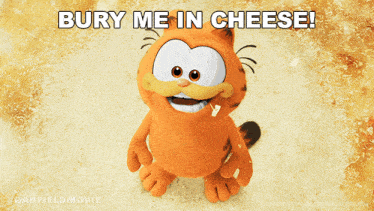 Bury Me In Cheese Garfield GIF - Bury Me In Cheese Garfield The Garfield Movie GIFs