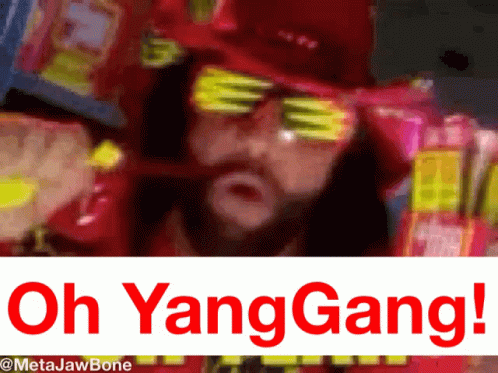 Yang Gang Macho Man GIF - Yang Gang Macho Man GIFs