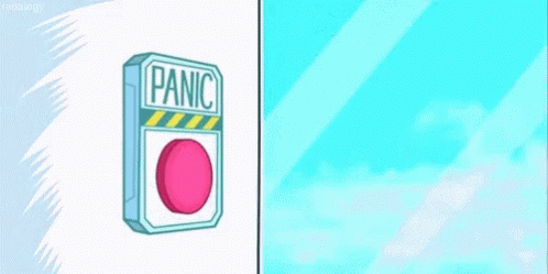 Panic Button Teen Titans Go GIF - Panic Button Panic Teen Titans Go GIFs