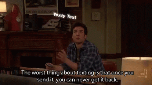 Come Back To Me GIF - Himym How I Met Your Mother Text GIFs