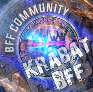 a logo for a community called bff community