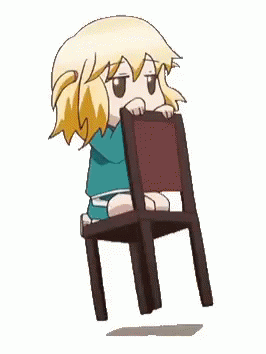 Anime Girl GIF - Anime Girl Chair GIFs