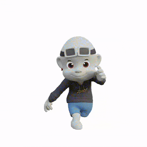 a cartoon character is wearing a hoodie that says 2hat