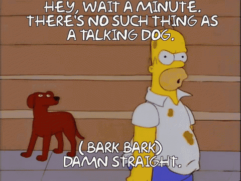 Simpsons Talking GIF - Simpsons Talking Dog GIFs
