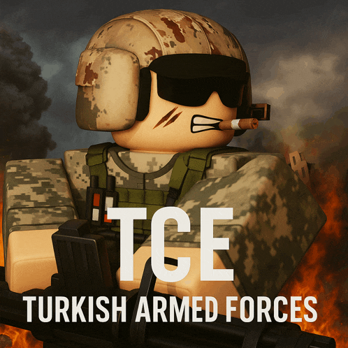 an advertisement for the turkish armed forces shows a soldier with a cigar in his mouth