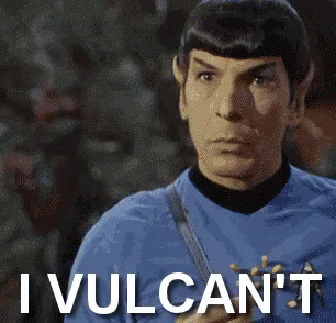 Vulcan'T GIF - Star Trek Spock Leonard Nimoy GIFs