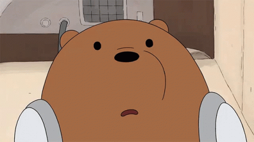 Shocked Grizzly GIF - Shocked Grizzly We Bare Bears GIFs