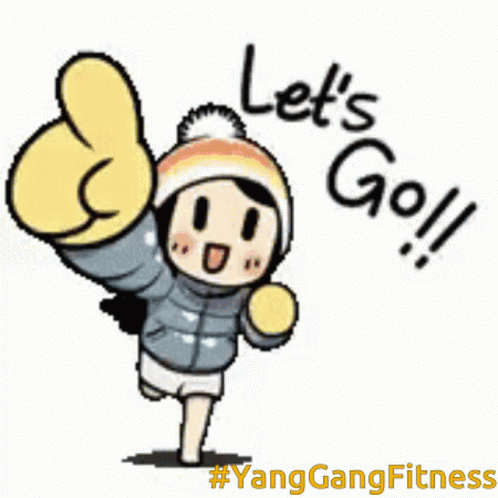 Yang Gang Fitness Lets Go GIF - Yang Gang Fitness Lets Go Cute GIFs