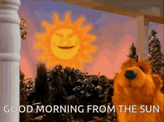 Good Morning Bear Inthe Big Blue House GIF - Good Morning Bear Inthe Big Blue House Good Morning From The Sun GIFs