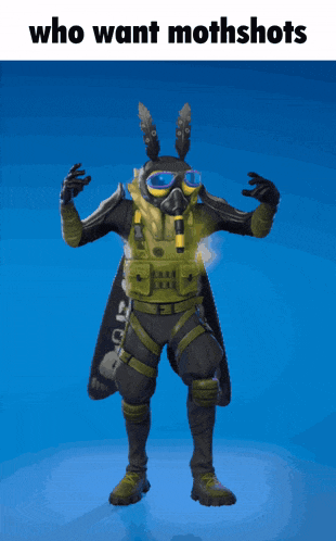 a picture of a person with the words who want mothshots