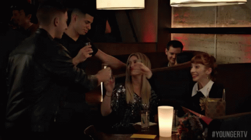 Cheers GIF - Younger Tv Land Hilary Duff GIFs
